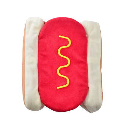 Funny Pet Cat Costume Halloween Clothes for Small Medium Dogs Cats Hot Dog Shaped Cute Puppy Kitten Dress up Apparel Party Gifts