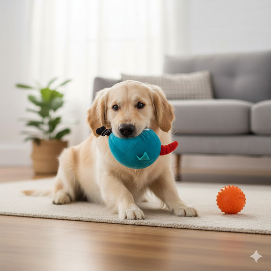 Halloween & Xmas Dog Toy – 2-in-1 Squeaky Plush