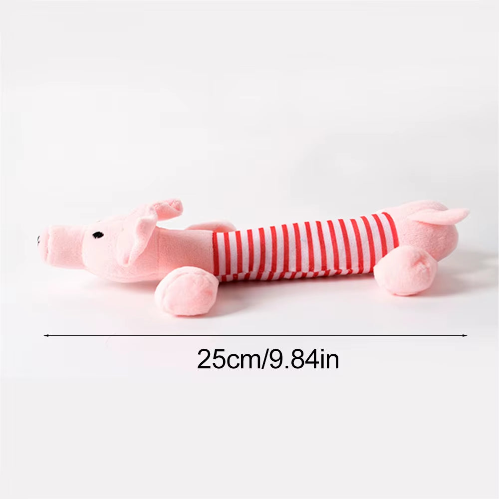 Cute Plush Duck Sound Toy Stuffed Squeaky Animal Squeak Dog Toy Cleaning Tooth Dog Chew Rope Toys Pet Dog Accessories Toys