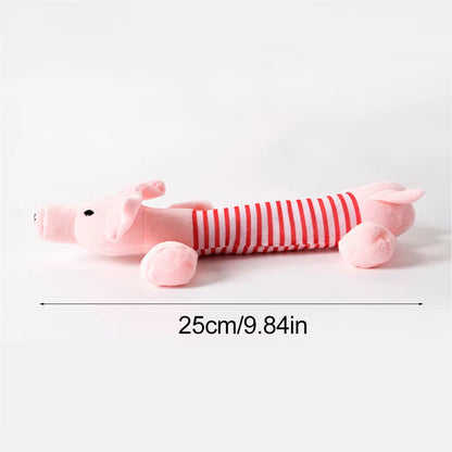 Cute Plush Duck Sound Toy Stuffed Squeaky Animal Squeak Dog Toy Cleaning Tooth Dog Chew Rope Toys Pet Dog Accessories Toys